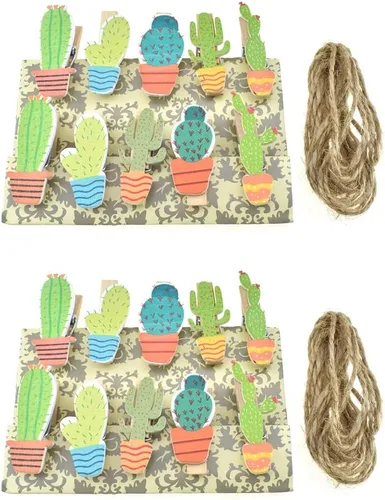 Miniatura 25 de HAHIYO Pinzas para ropa de madera doradas, mini pinzas para la ropa, no se deshacen de 1 pulgada de largo, paquete de 80 resortes resistentes