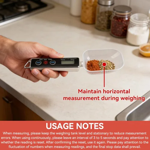 Miniatura 5 de Cuchara medidora digital, balanza digital de cuchara de comida de alta precisión, cuchara de medición de 17.64 oz/0.00 oz, cuchara electrónica
