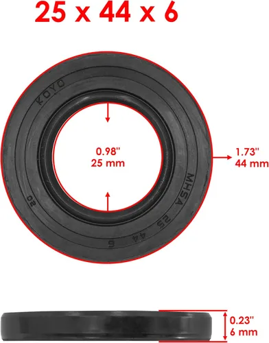Miniatura 5 de Caltric Kit de rodamientos y sellos de buje de vástago de dirección compatible con Yamaha Raptor 660R YFM660R 2001-2005
