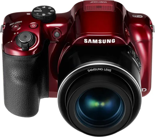 Miniatura 6 de Samsung WB1100F Cámara digital Smart WiFi & NFC de 16.2MP CCD con zoom óptico de 35x, pantalla LCD de 3.0" y video HD de 720p (Rojo)