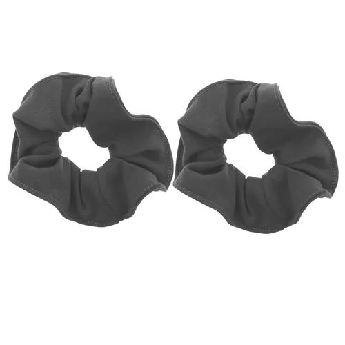 Miniatura 13 de Set of 2 Large Solid Scrunchies (Beige)