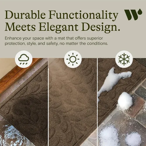 Miniatura 6 de WaterHog Tapete de Bienvenida para Interior/Exterior, 2' x 3', Fabricado en Estados Unidos, Duradero y Resistente al Agua, Tapete Atrapa Suciedad