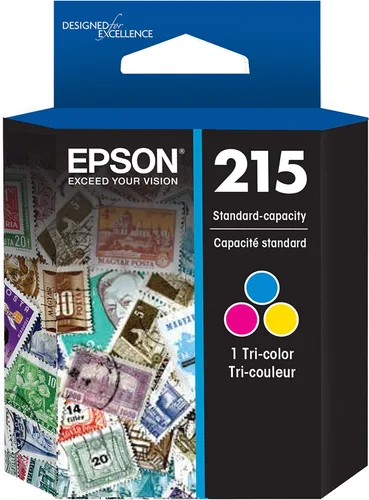 Miniatura 5 de Epson T215 - Tinta de capacidad estándar negro -Cartucho (T215120-S) para determinadas impresoras de fuerza laboral T215 -Cartucho tricolor