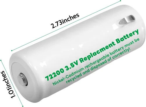 Miniatura 6 de Batería de repuesto para Welch Allyn 72200 3.5V 1500 mAh batería recargable