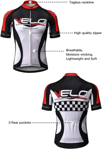 Miniatura 2 de CATENA Camiseta de ciclismo para hombre, manga corta, para correr, absorbe la humedad, camiseta deportiva para entrenamiento