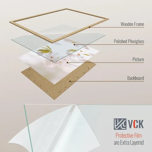 Miniatura 39 de VCK Marcos para póster de madera maciza de 22.375 x 34 pulgadas, marco de fotos A1 negro con montaje en pared, paquete de 3