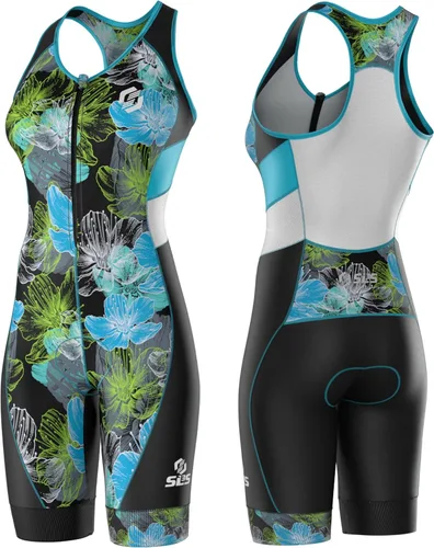 Miniatura 10 de SLS3 Trajes de triatlón para mujer - Traje de triatlón de una pieza para mujer - Traje de triatlón profesional para mujer - Trisuit premium, SKY rosa