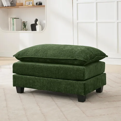 Miniatura 21 de Juego de sofá seccional modular de gran tamaño, sofá de nube convertible de asiento profundo, sofá esquinero grande en forma de L con cojines Beige