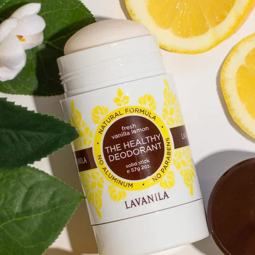 Miniatura 2 de Lavanila Desodorante de Vainilla y Limón para Mujeres Paquete de 2 (2 Oz Cada Uno) - Desodorante en Barra Sólido Natural Sin Aluminio, Hecho