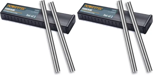 POWERTEC 12838V 4-3/8 pulgadas de carburo de mano de repuesto para Powertec HP1005, WEN 6534 - Juego de 2 unidades (paquete de 2)