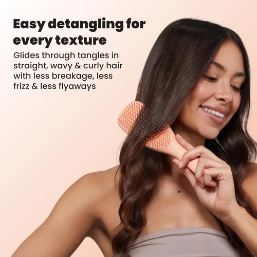 Miniatura 7 de Tangle Teezer Cepillo desenredante definitivo para cabello húmedo y seco, elimina nudos y reduce la rotura para todo tipo de cabello, albaricoque