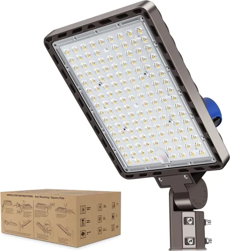 Miniatura 12 de 240 W LED estacionamiento luz muñón montaje atardecer a amanecer 5000K LED estacionamiento luces al aire libre área comercial seguridad IP65