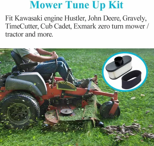 Miniatura 3 de HOODELL Kit de Afinación FR691V para Motor Kawasaki FR651V FR730V FS481V FS541V FS600V FS730V de Cortacésped Tractor, Reemplaza 49065-7007 Filtro