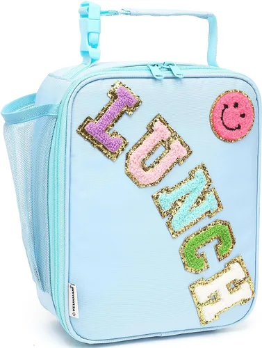 Miniatura 17 de FlowFly Lonchera para niños, bolsa suave aislada, mini hielera para el regreso a clases, kit de bolsa térmica para comidas, para niñas, niños, robot