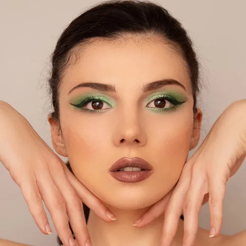 Miniatura 6 de Boobeen Lápiz de sombra de ojos impermeable, lápiz de sombra de ojos en crema brillante para maquillaje de ojos con purpurina, fácil de usar (012#)