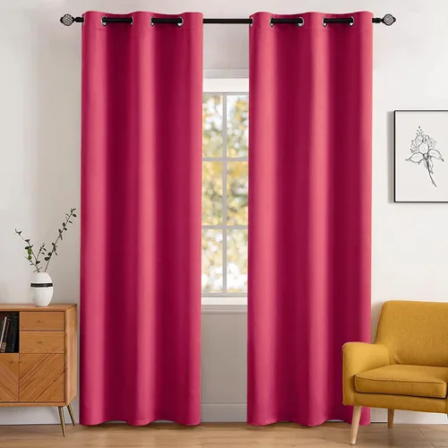 Miniatura 65 de MIULEE Cortinas opacas para dormitorio o sala de estar, juego de 2 paneles de cortina para ventana con aislamiento térmico y bloqueo de luz
