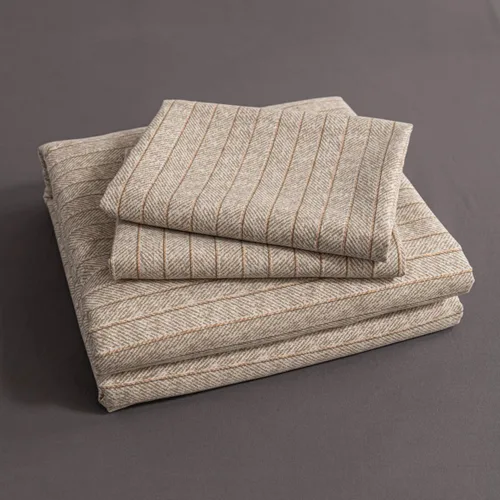 Miniatura 7 de INFLAG Funda de edredón tamaño individual, juego de ropa de cama a rayas de 3 piezas, 100% microfibra de lujo, suave, 1 funda de edredón de 66 x 90
