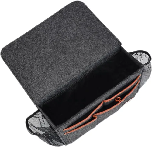 Miniatura 4 de Zafit Organizador de mesita de noche, organizador de almacenamiento de mesita de noche, organizador de mesita de noche, organizador para revistas