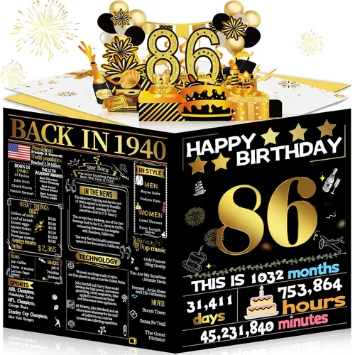 Miniatura 38 de Joycard Tarjeta de cumpleaños número 11 para niña y niño, regalo emergente 3D de feliz cumpleaños para hija e hijo, divertidas decoraciones