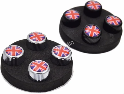 Miniatura 10 de Zorratin 4 tapas de válvula de neumático con bandera británica para BMW Mini Cooper r50 r53 r56 r56n f55 f56 r55 r55 r55 r52 r57 r58 r59 r60 r61 jcw