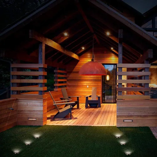 Miniatura 8 de Aogist Luces solares de suelo, luces LED de disco de jardín, iluminación de paisaje al aire libre para césped, patio, camino, terraza, pasarela