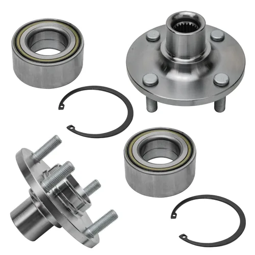 Miniatura 38 de Detroit Axle - Kit de cubo de rodamiento de rueda delantera FWD 2pc para Chevrolet Aveo Aveo5 Spark Pontiac G3 Wave Wave5, reemplazo del cojinete