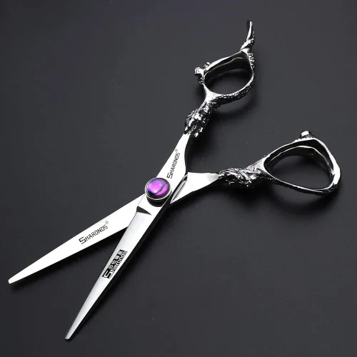 Miniatura 3 de Tijeras de corte de pelo, tijeras profesionales de peluquería de 6 pulgadas, uso doméstico para hombre, mujer, adultos, niños, bebés