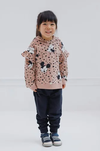 Miniatura 2 de Disney Minnie Mouse - Conjunto de sudadera con capucha y pantalones de forro polar para niñas pequeñas
