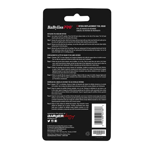 Miniatura 5 de BaBylissPRO Lámina y cortador de repuesto para máquinas de afeitar MetalFX de doble hoja Oro rosado