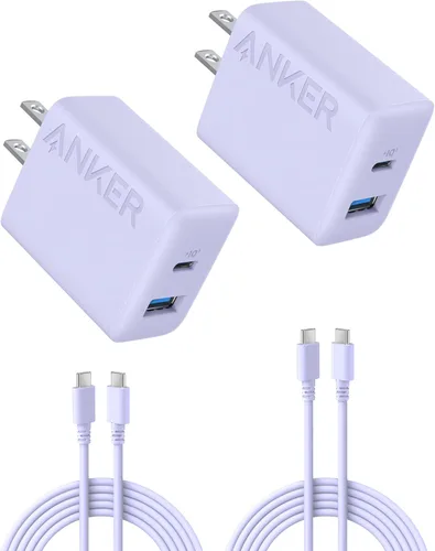 Miniatura 11 de Anker Cargador para iPhone 17/16, paquete de 2 bloques de cargador USB C rápido de 20 W, para iPhone 17/16/16 Pro Max/15 Series/iPad Pro y más