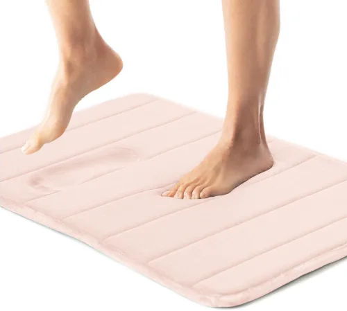 Miniatura 16 de Gorilla Grip - Alfombra de baño de espuma viscoelástica de 24 x 17 pulgadas, original, de primera calidad, suave, absorbente, gruesa, lavable a
