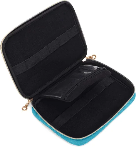 Miniatura 4 de Teamoy Estuche de almacenamiento para relojes - Con capacidad para 12 correas, bolsa organizadora de viaje compatible con todas las series de Verde