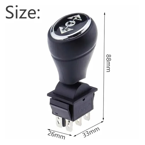 Miniatura 7 de Interruptor de marcha atrás de parada hacia adelante del vehículo eléctrico para niños, interruptor DPR, mango de empuje para carro de bebé KCD4