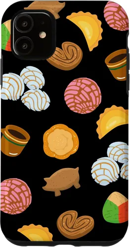 Miniatura 7 de Conchas Pan Dulce Pattern Black Phone Case Latina Gift Case Case for iPhone 17