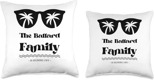 Miniatura 3 de YO MINUS Ballard Vacation Matching Family Group - Almohada de 16 x 16 pulgadas, multicolor