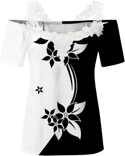 Miniatura 4 de Blouses for Women Dressy Casual 2023 Teacher Shirt Clothes Trendy Spring Tshirts Flowy Party Tops for Women