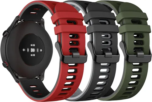 Senter Correa para Xiaomi Mi Watch Color Sport Band, Correa de repuesto deportiva de silicona suave de 0.866 in compatible con Xiaomi Mi Watch Color