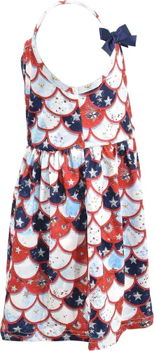 Miniatura 6 de Unique Baby Vestido de tirantes escalados para niñas