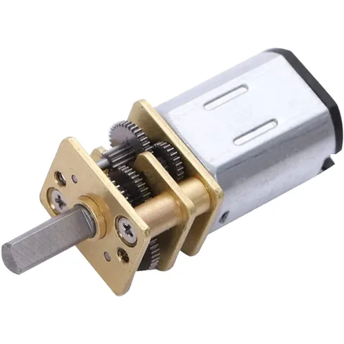 Miniatura 3 de N20 DC 3V Mini Motor de engranajes metálicos 500RPM Reducción de velocidad Micro Motor de engranaje de metal Micro Motor 2PCS