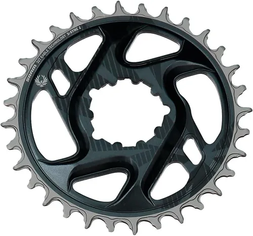 SRAM X-Sync 2 Eagle Plato de montaje directo forjado en frío 34T 0.236 in Offset