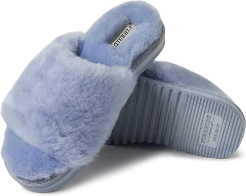 Miniatura 4 de Dearfoams Women's Fireside Cairns Shearling Easy onOff Slide Sandal Slipper