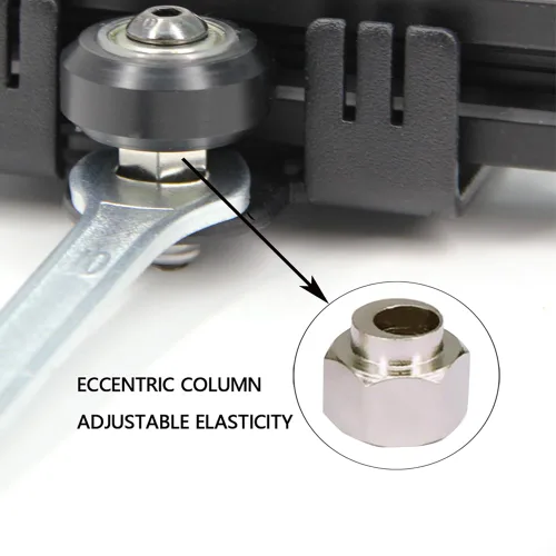 Miniatura 9 de Placa de soporte de extrusora de engranajes dual de accionamiento directo, filamentos flexibles de impresión fácil para impresora 3D Ender-3, Ender
