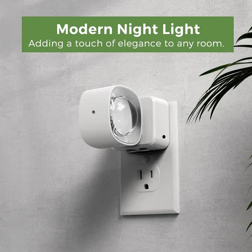Miniatura 5 de L LOHAS LED Proyector de luz nocturna, luces nocturnas enchufables a la pared, 2000 K/3000 K/5000 K, luz nocturna de temperatura de color ajustable