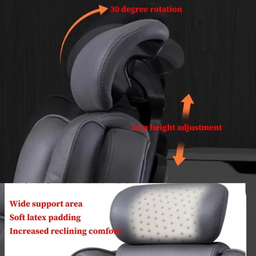 Miniatura 5 de GIZNXBA Silla de oficina reclinable, silla de oficina grande y alta con reposabrazos y respaldo ajustables, respaldo alto, silla ejecutiva grande