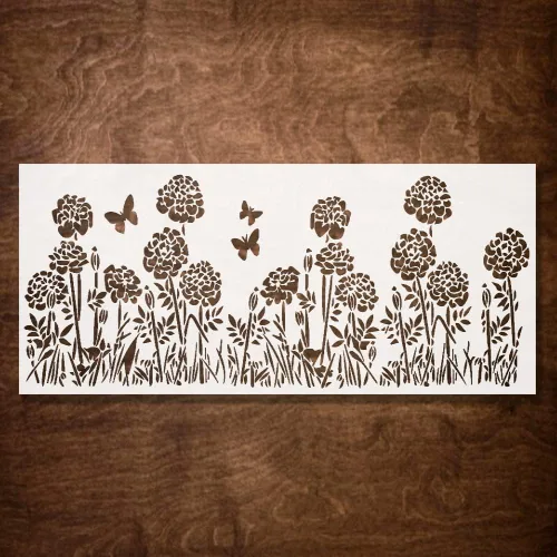 Miniatura 8 de Plantilla de margarita, plantillas florales para pintar sobre madera, papel, tela, muebles, plantillas para manualidades, reutilizables para arte
