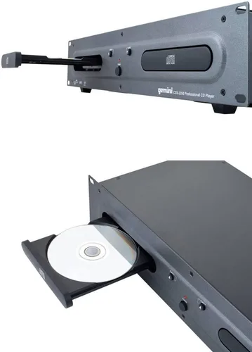 Miniatura 4 de Reproductor de medios CD/USB dual para DJ Gemini – Reproductor de CD de montaje en rack de 2 bandejas con Jog Wheels, reproducción de MP3
