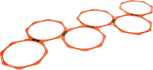 Miniatura 2 de Trademark Innovations - Juego de 6 anillos hexagonales de entrenamiento de velocidad y agilidad