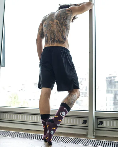 Miniatura 5 de socks n socks - 5 pares de calcetines de algodón coloridos de lujo para hombre caja de regalo Multi