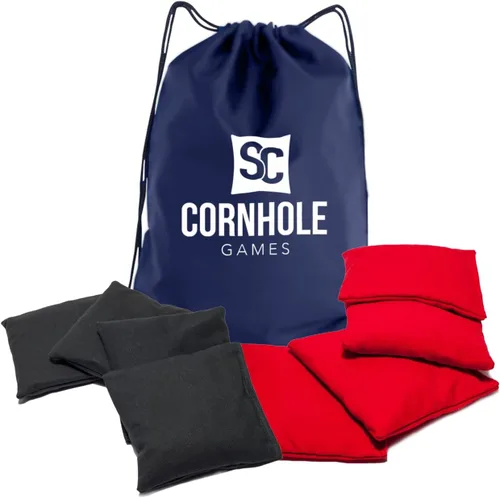 Miniatura 27 de Bolsas de cornhole resistentes al clima (juego de 8) - Tamaño/peso profesional de regulación (16 oz) - Uso en tableros de cornhole profesionales