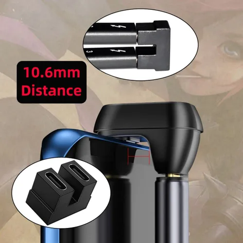 Miniatura 7 de chenyang CY USB4 Tipo C hembra a hembra de alimentación de datos de vídeo adaptador de extensión 40Gbps para NS Switch & Teléfono y Laptop